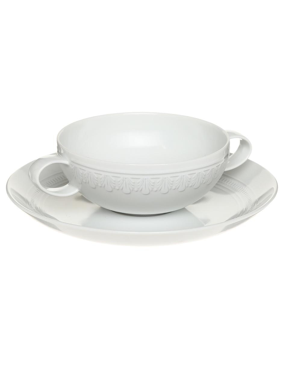 Plato sopa de porcelana