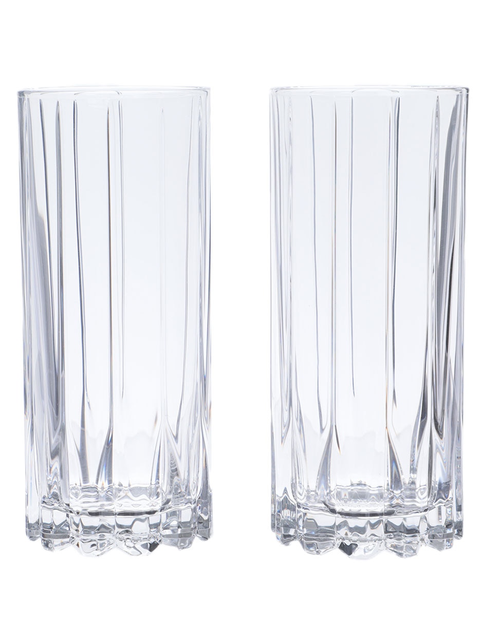 Set vasos Vive de cristal con 2 piezas