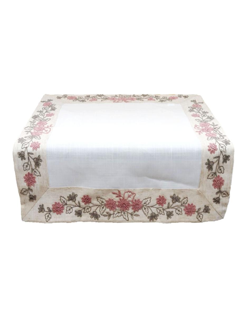 Mantel cuadrado de lino Carlota