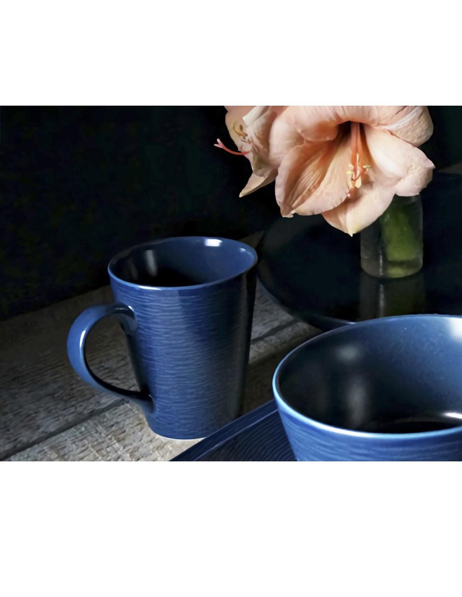 Taza 380 Mililitros Non Swirl azul marino 2