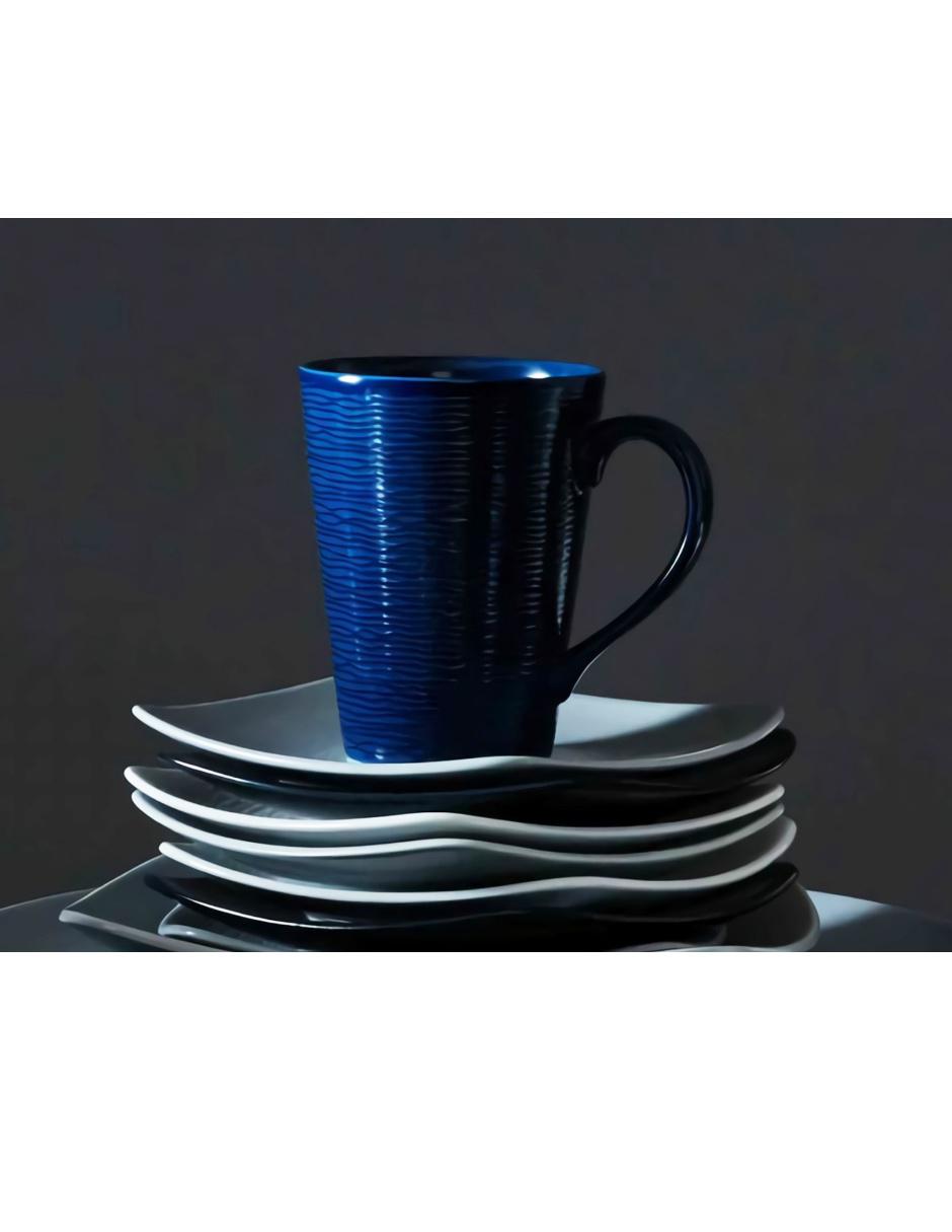 Taza 380 Mililitros Non Swirl azul marino 3