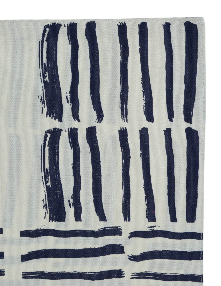 Mantel individual rectangular de algodón Siberia