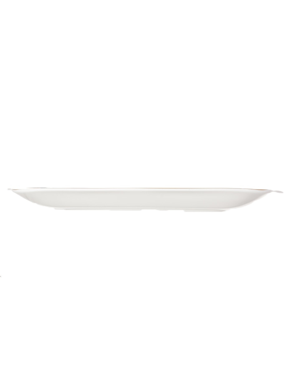 Platón Blue Lily de porcelana 2 piezas 3