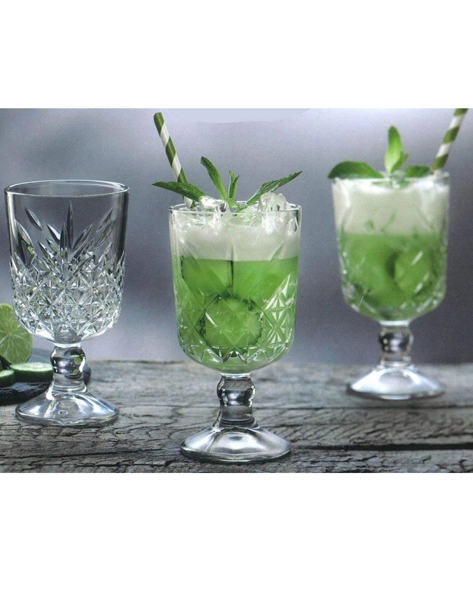 Set de copas para vino de vidrio 2