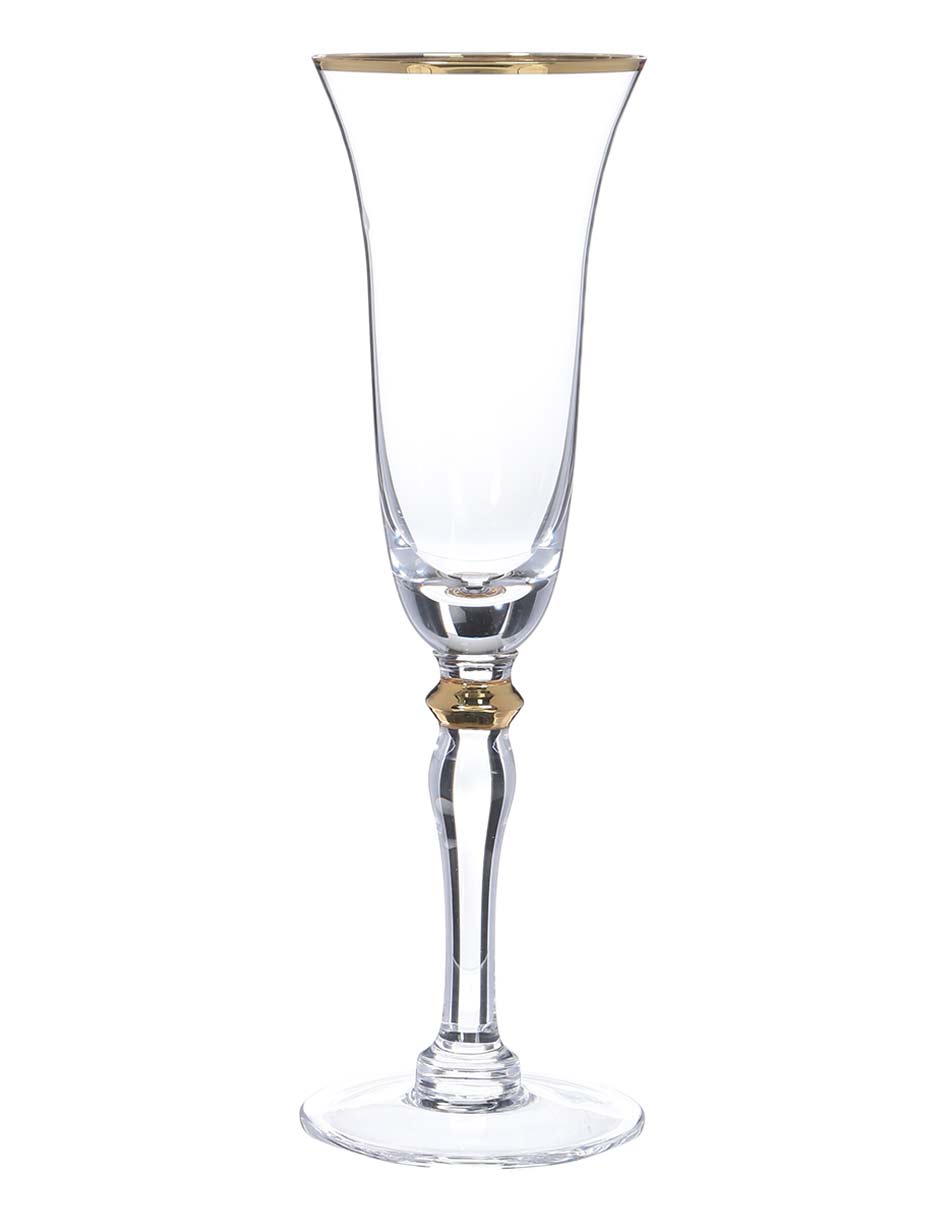 Copa para flauta Xmas Rock de cristal