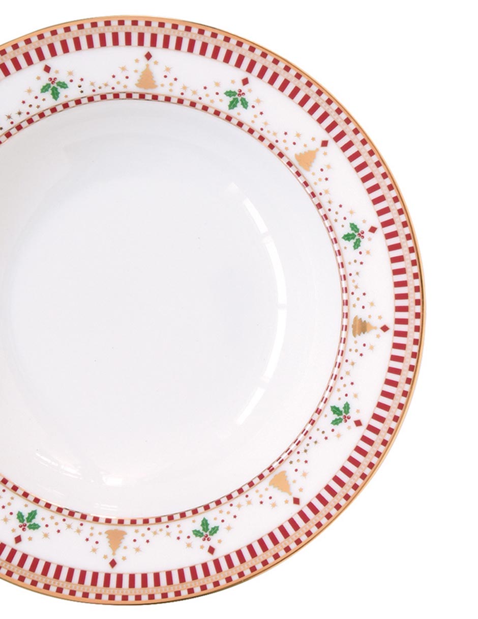 Vajilla nutcracker de porcelana para 4 personas 7