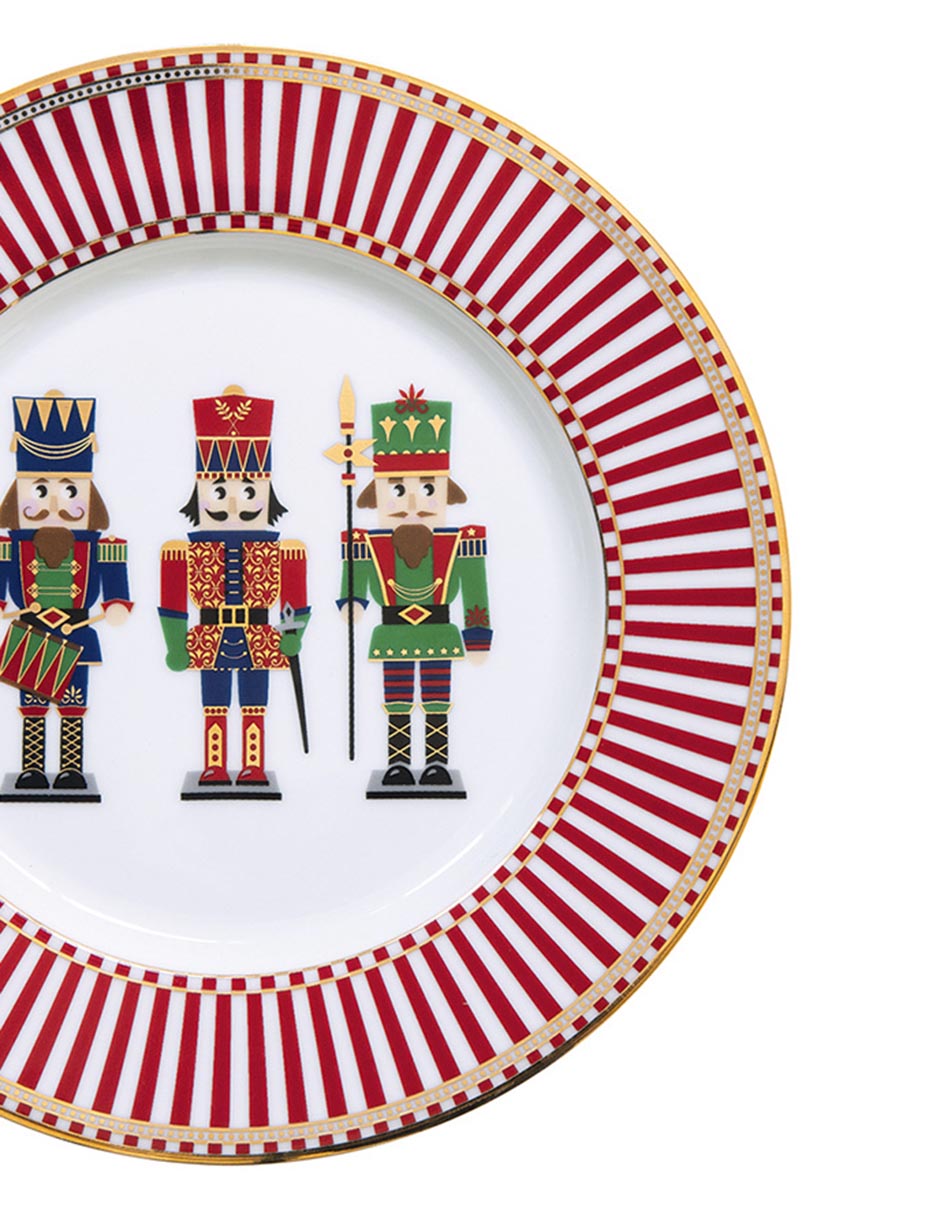 Vajilla nutcracker de porcelana para 4 personas 9