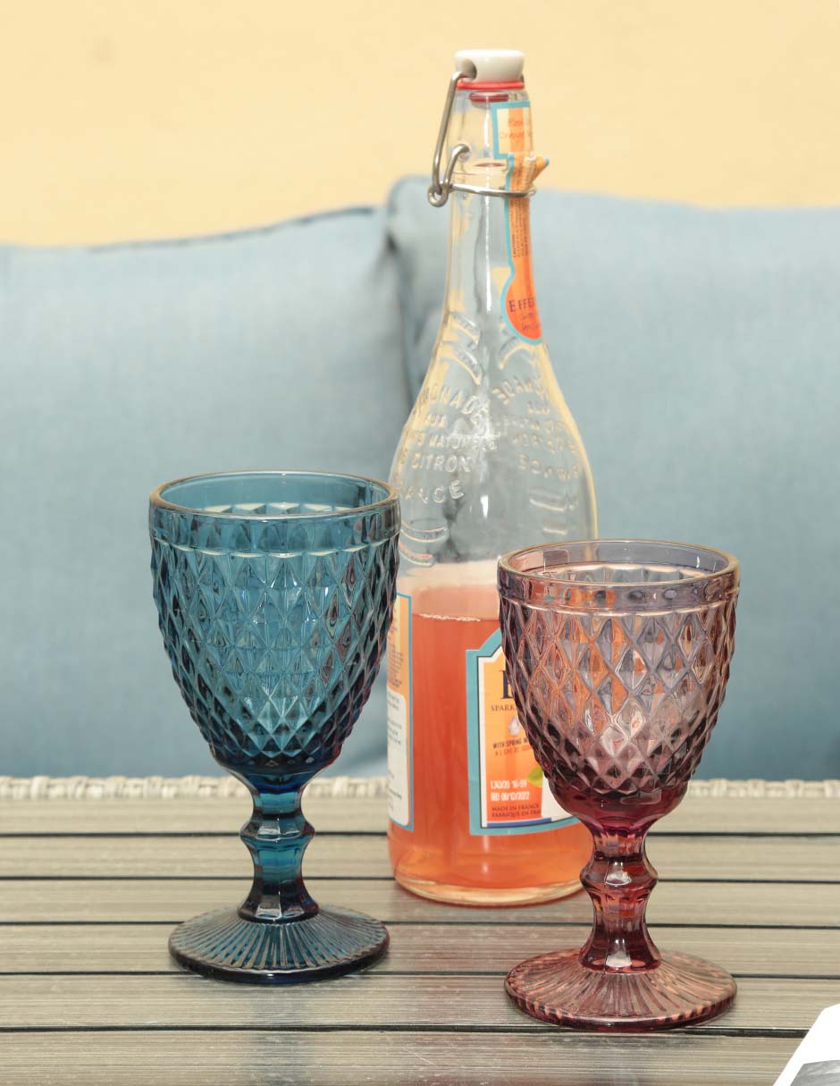 Copa para agua Romance de vidrio 4