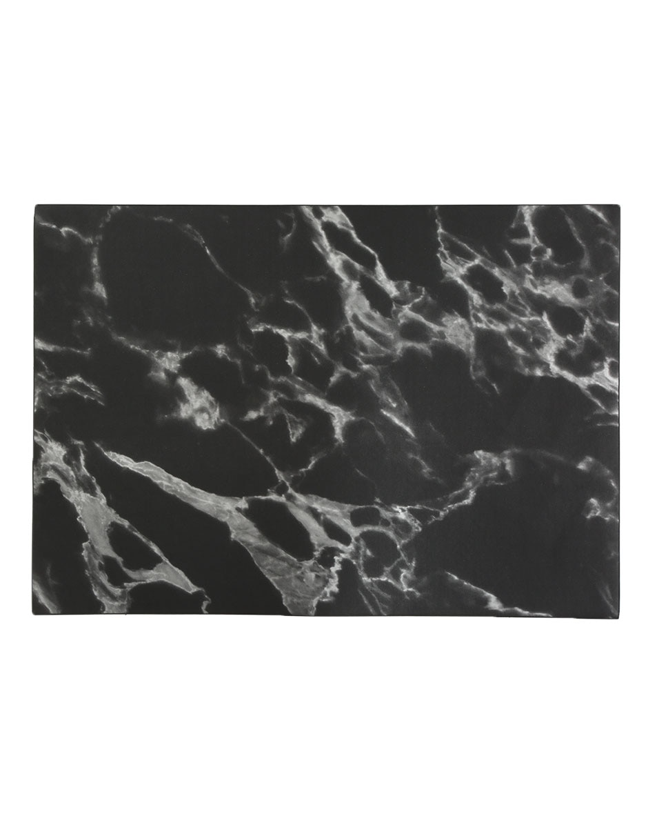 Mantel individual rectangular de poliuretano Mármol 1