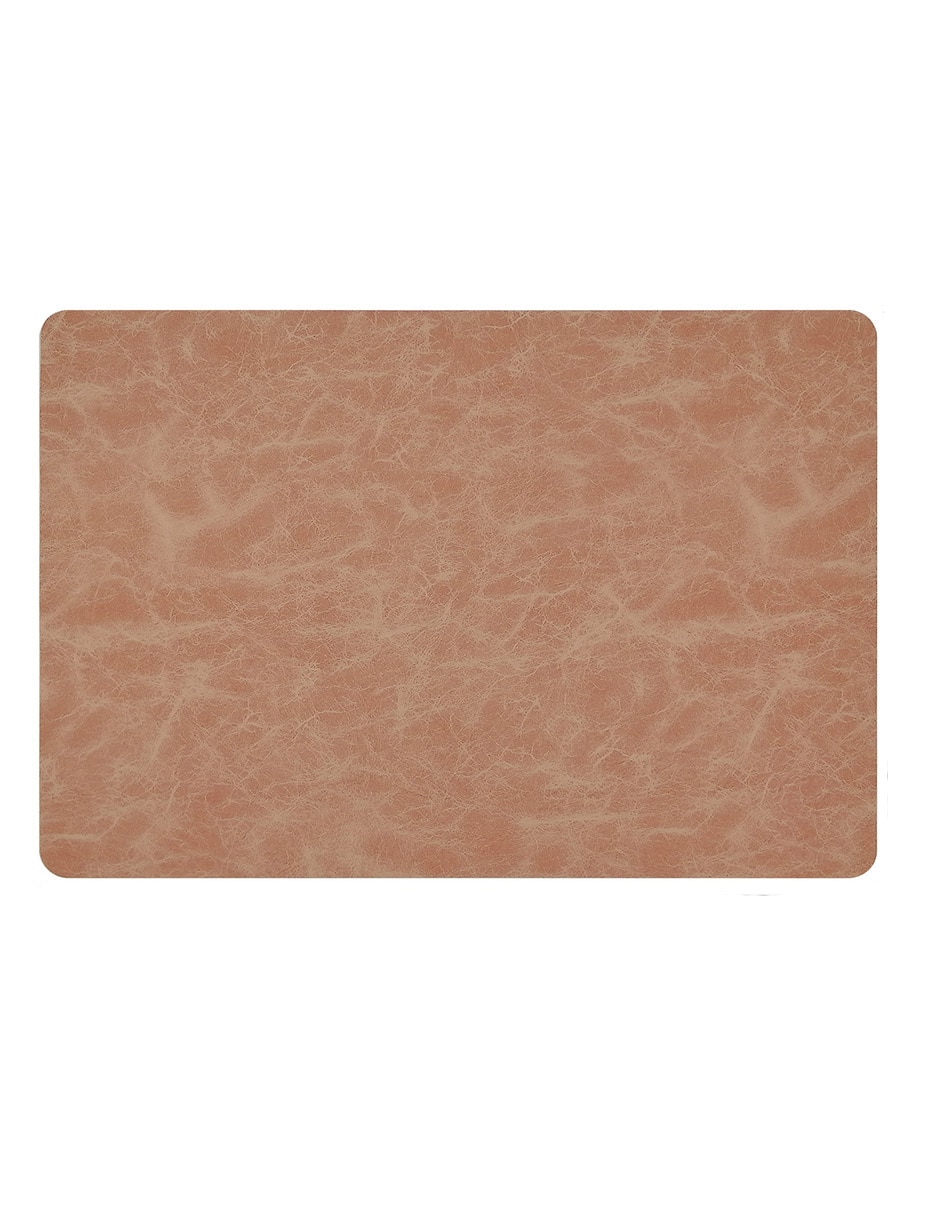 Mantel individual rectangular de poliuretano Crease