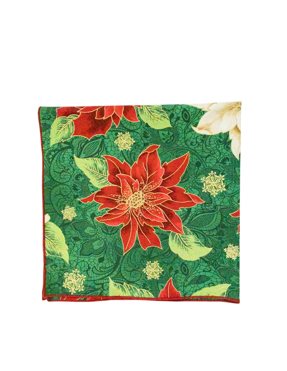 Servilleta Green Christmas de algodón
