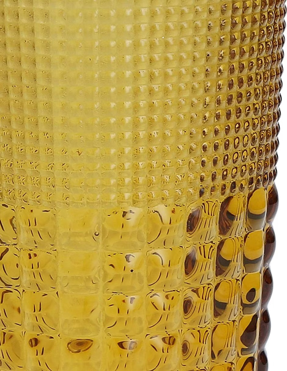 VASO MALCOLM AMBER, 345 ML, AMARILLO