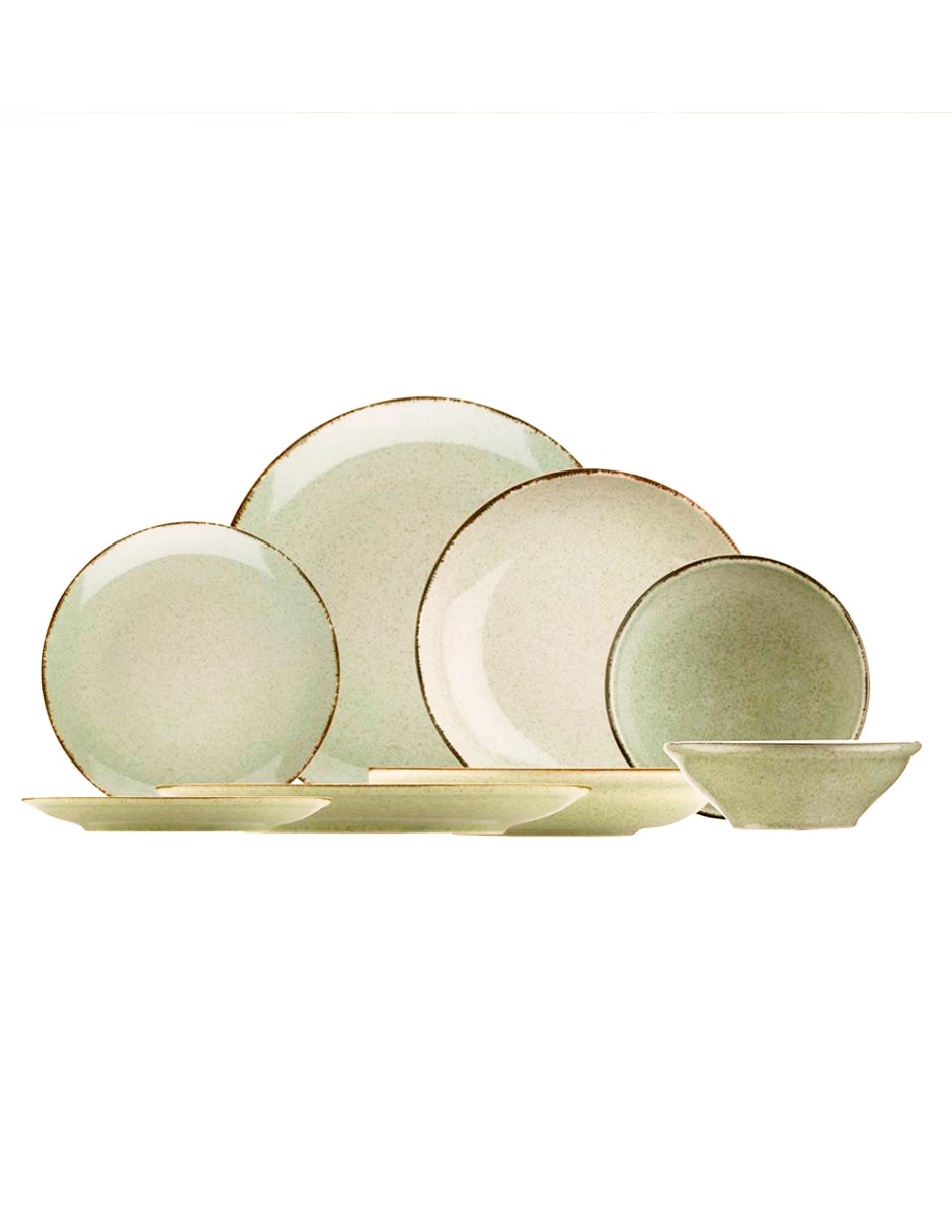 Plato ensalada Color X de porcelana 3