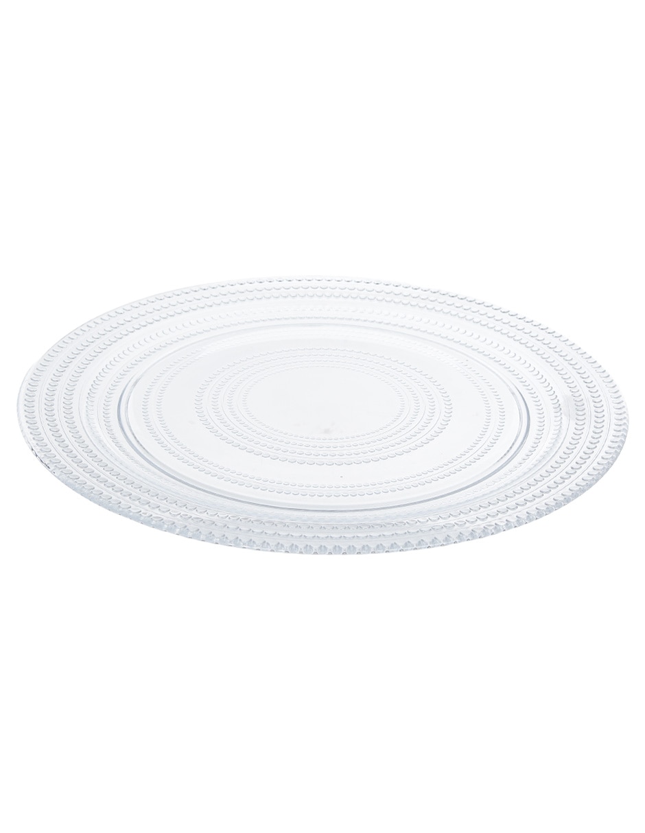 Plato base de vidrio