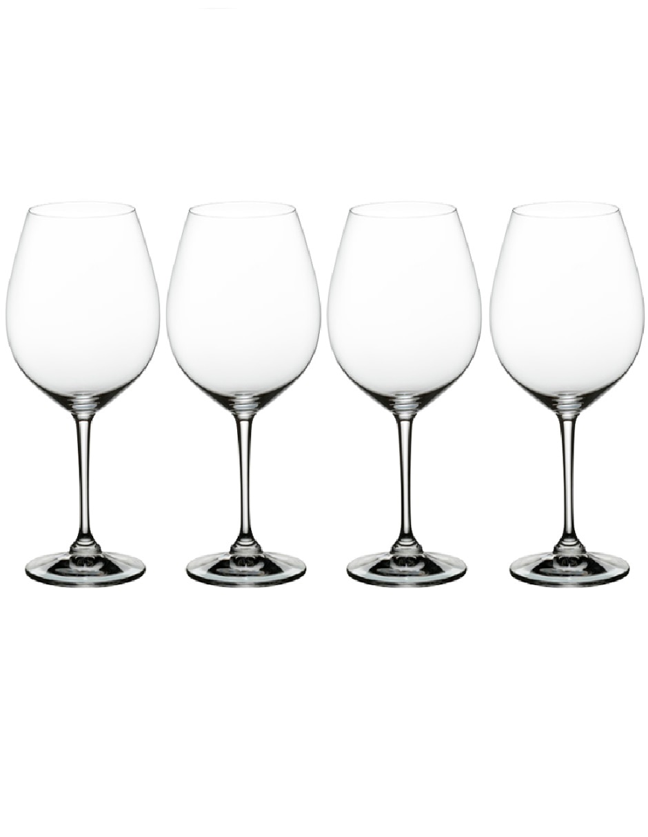 Set de copas universal Burgundy de cristal