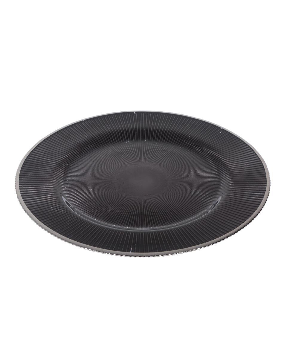 Plato base Cristal Moon de vidrio 2