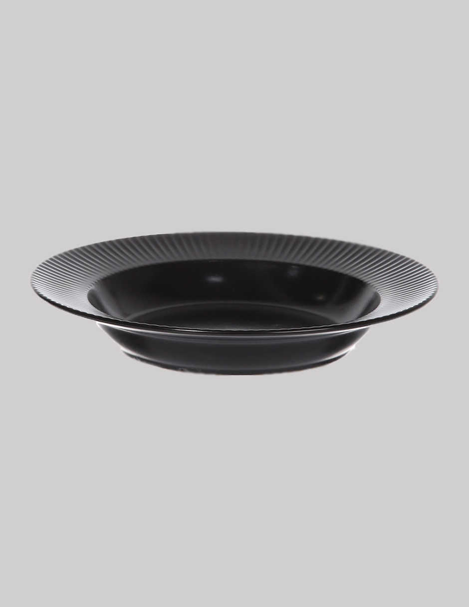 Plato sopa Groovy de porcelana