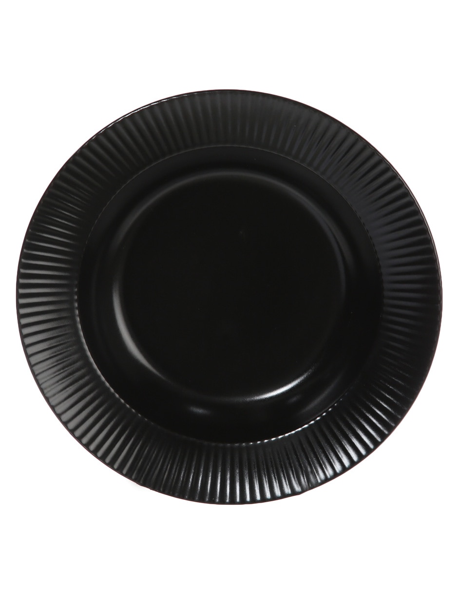 Plato sopa Groovy de porcelana 2
