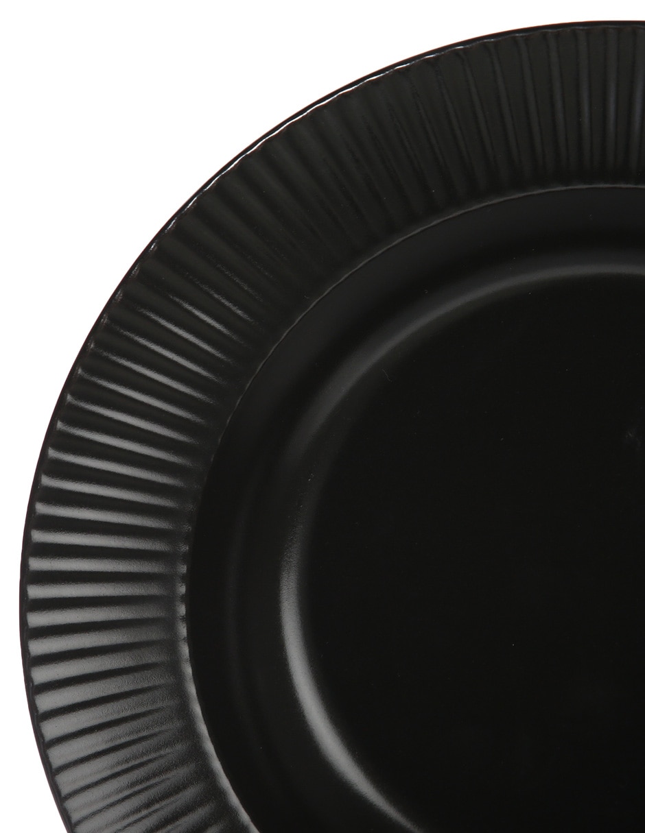 Plato sopa Groovy de porcelana 3