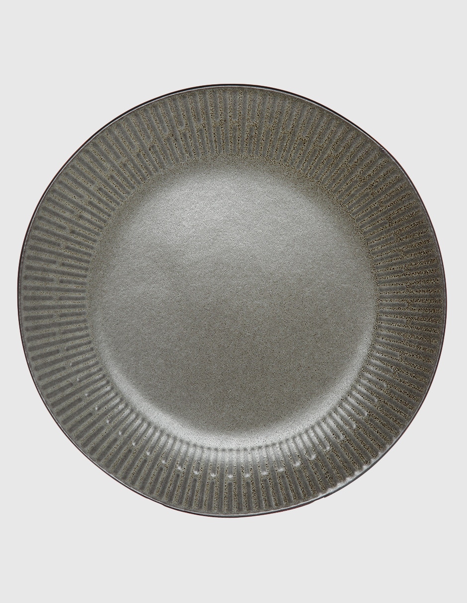 Plato postre Stone de porcelana Plato postre Stone de porcelana