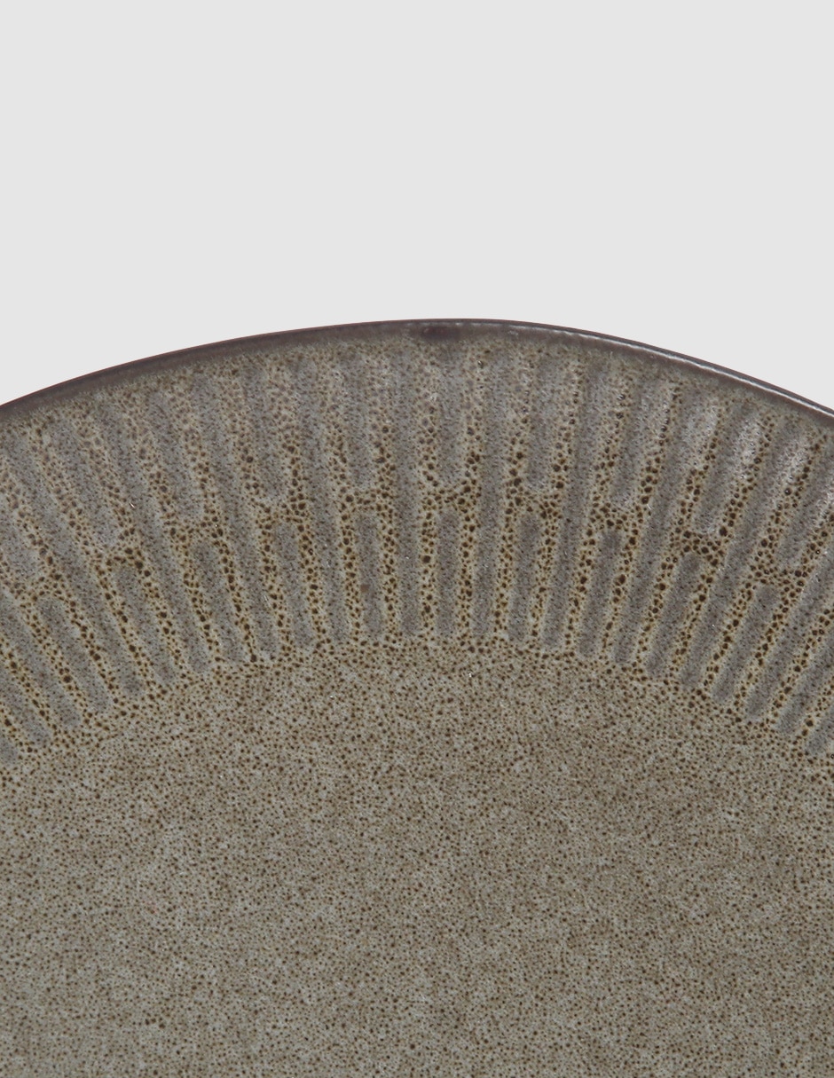Plato postre Stone de porcelana 3