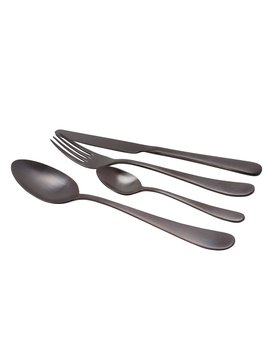 Set cubiertos de acero inoxidable 24 piezas 2