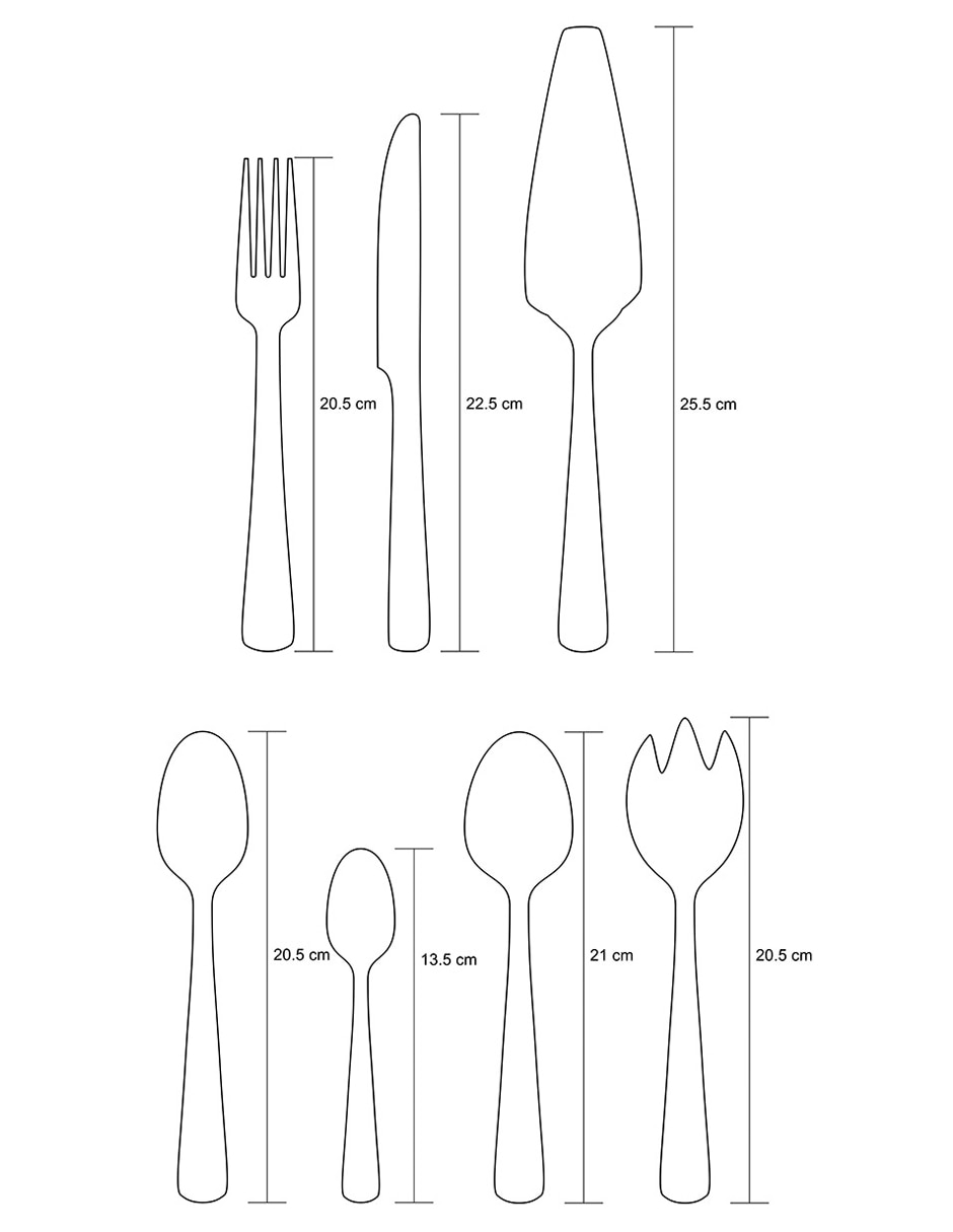 Set cubiertos de acero inoxidable 27 piezas 5