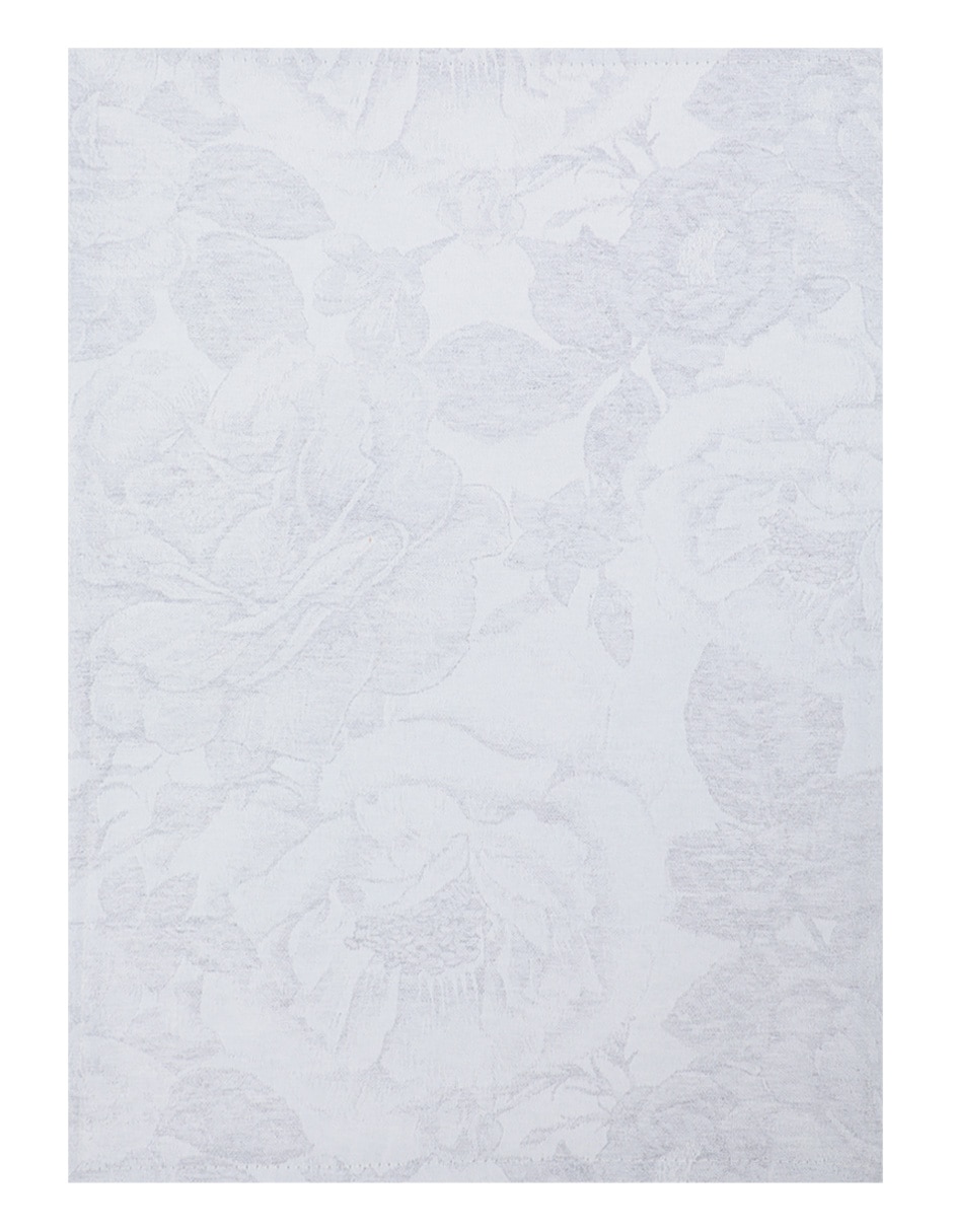 Mantel individual rectangular de algodón Rosas