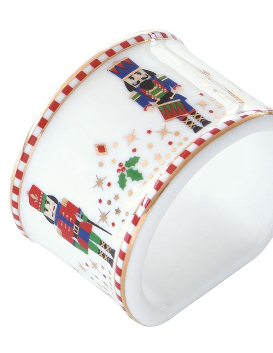 Set aro servilleta navideño Classic Nutcracker 2