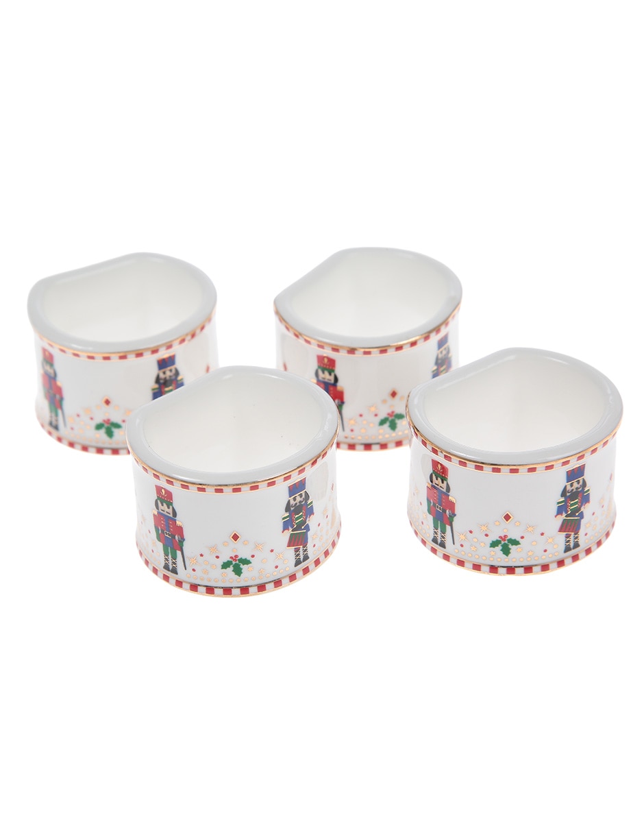 Set aro servilleta navideño Classic Nutcracker 7