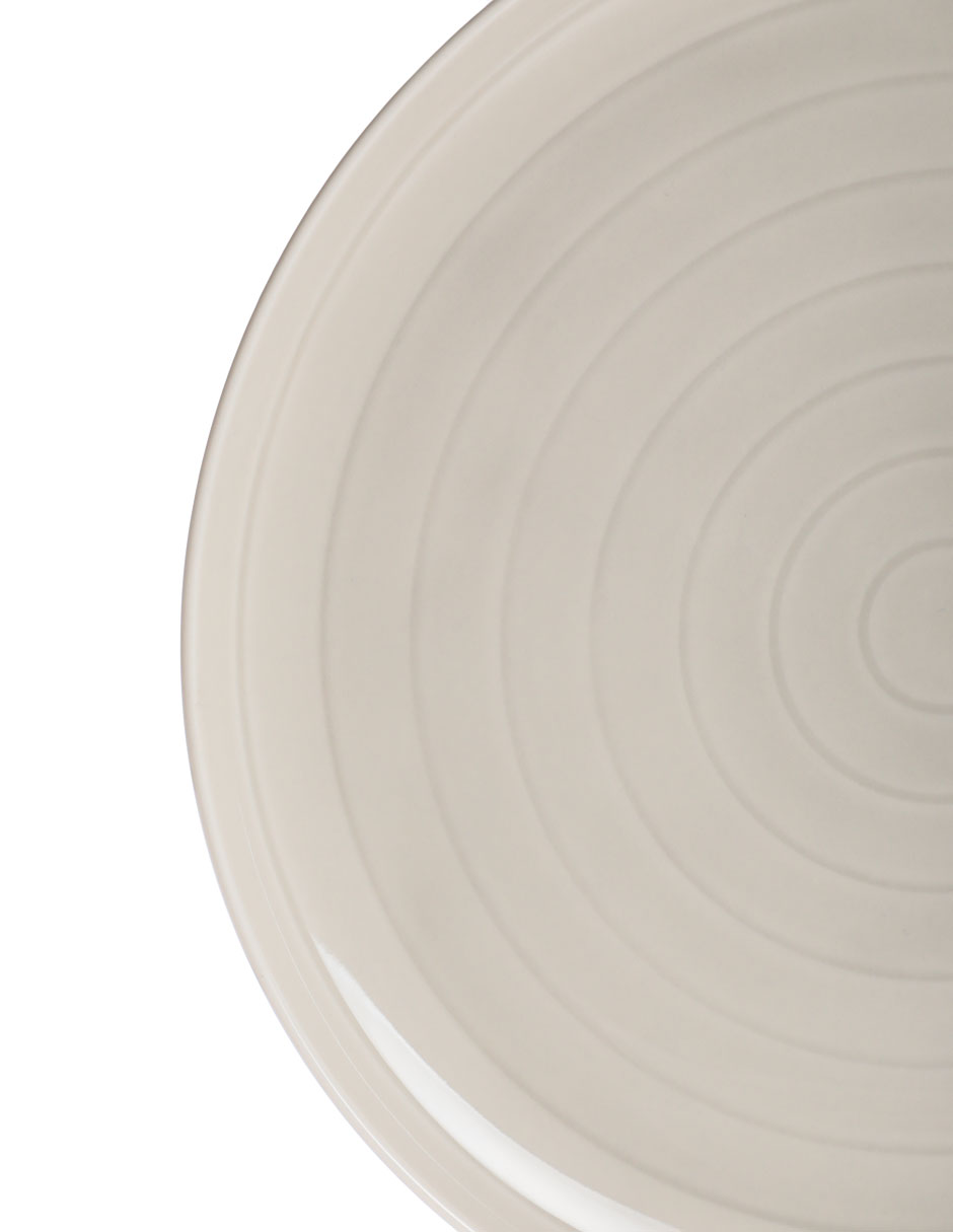 PLATO TRINCHE BEAT, GRIS