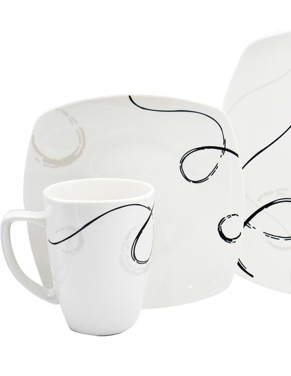 Vajilla cerrada 16 piezas porcelana 2