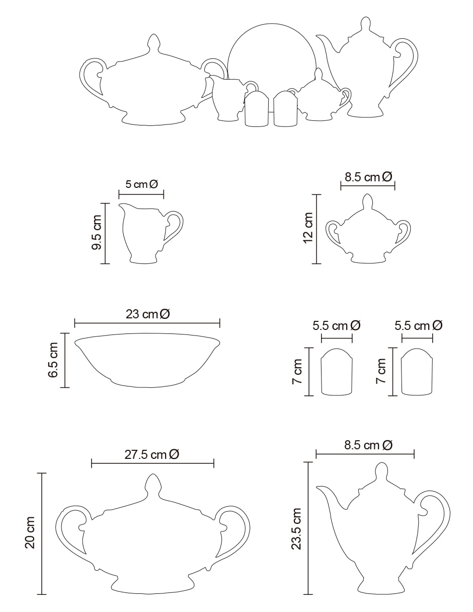 Servicio de mesa Marselle 10 piezas 5