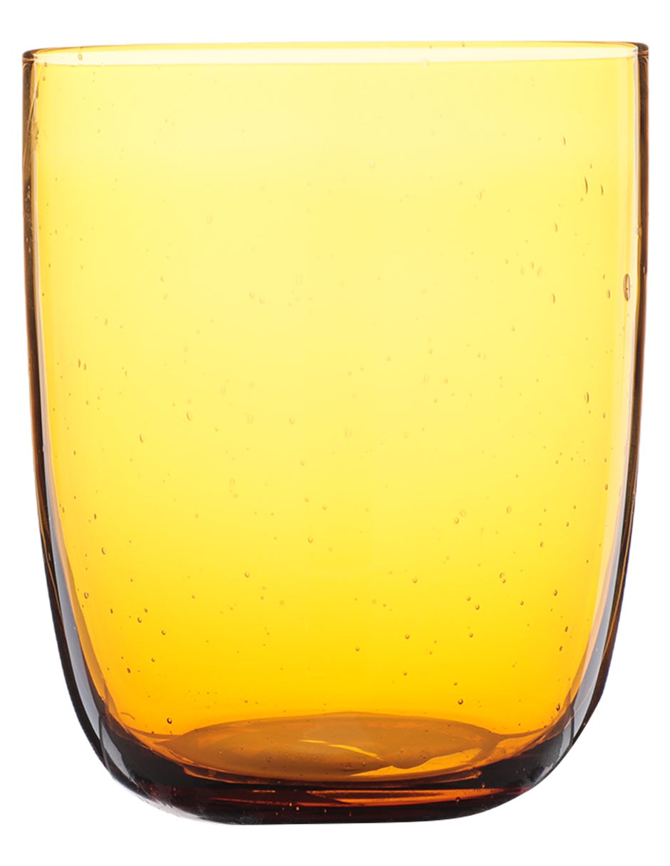 Vaso Ámbar de vidrio