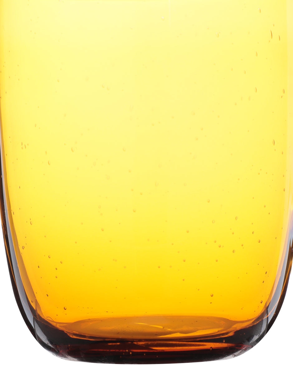 Vaso Ámbar de vidrio 2