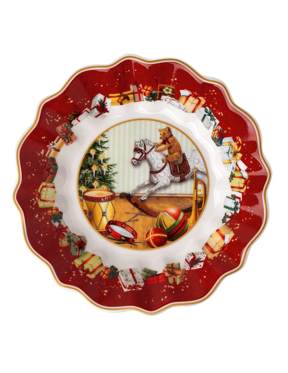 Platón navideño Toys fantasy de porcelana 2