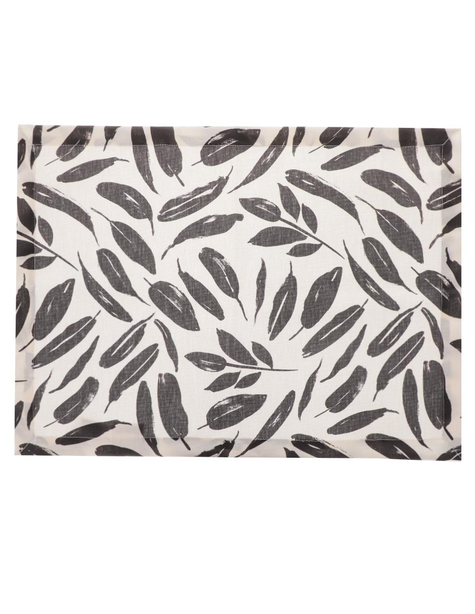 Mantel individual rectangular de poliéster Siny