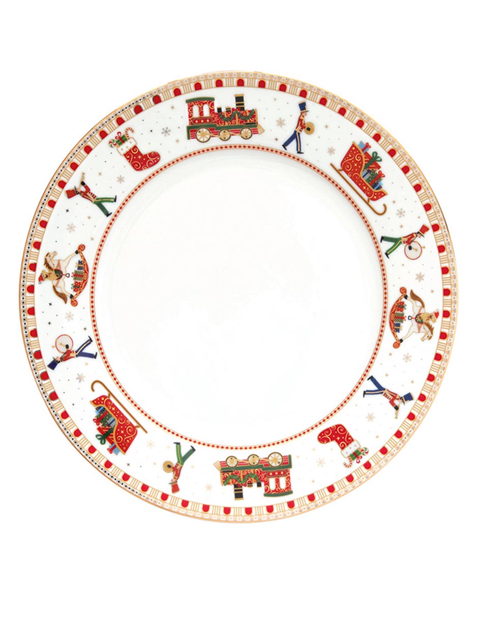 Vajilla polar express de porcelana para 4 personas 2