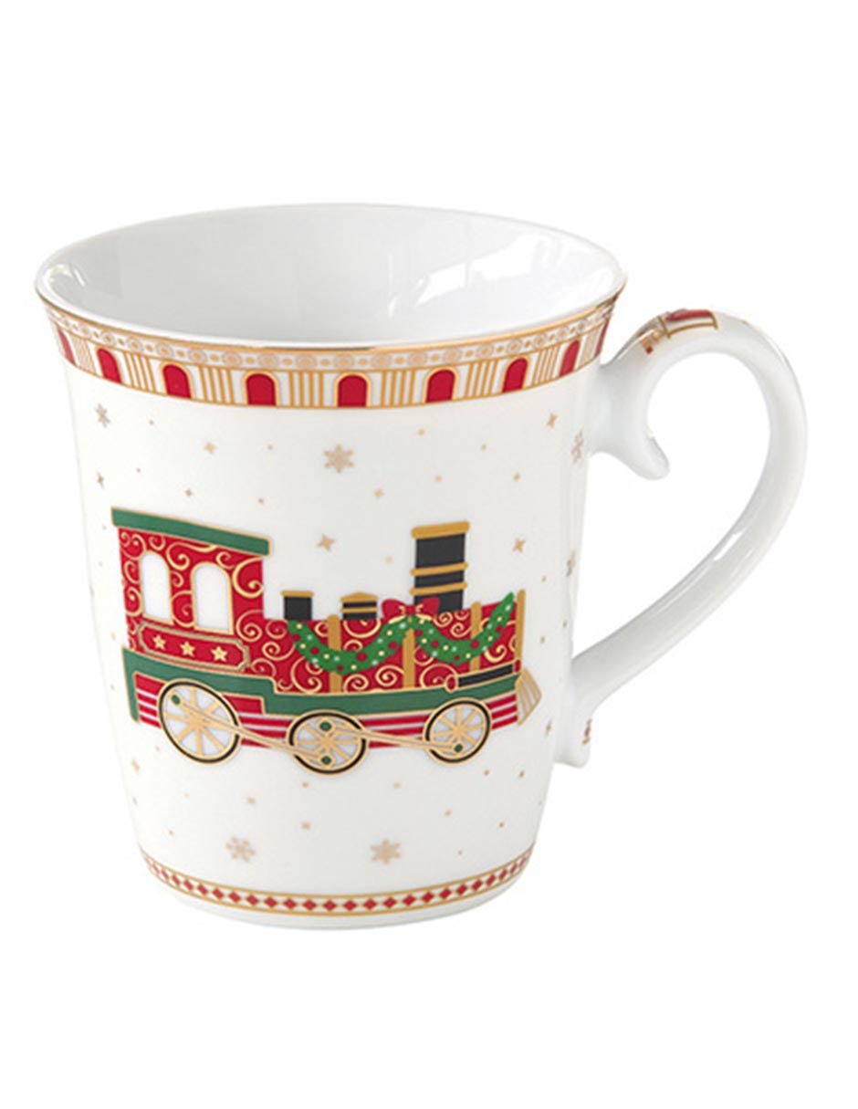 Vajilla polar express de porcelana para 4 personas 5