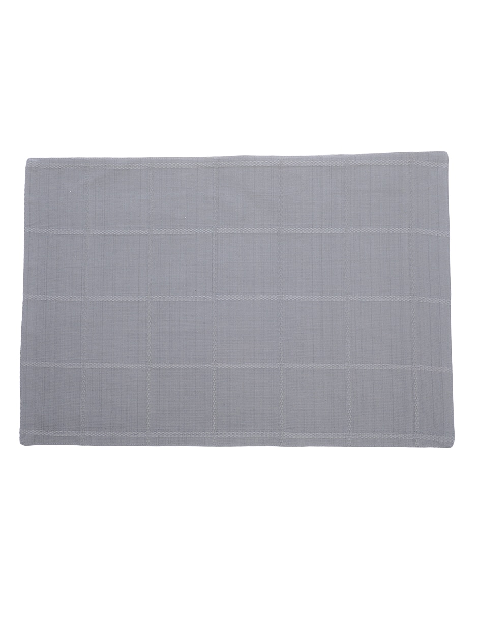 Mantel individual rectangular de algodón Siberia Mantel individual rectangular de algodón Siberia