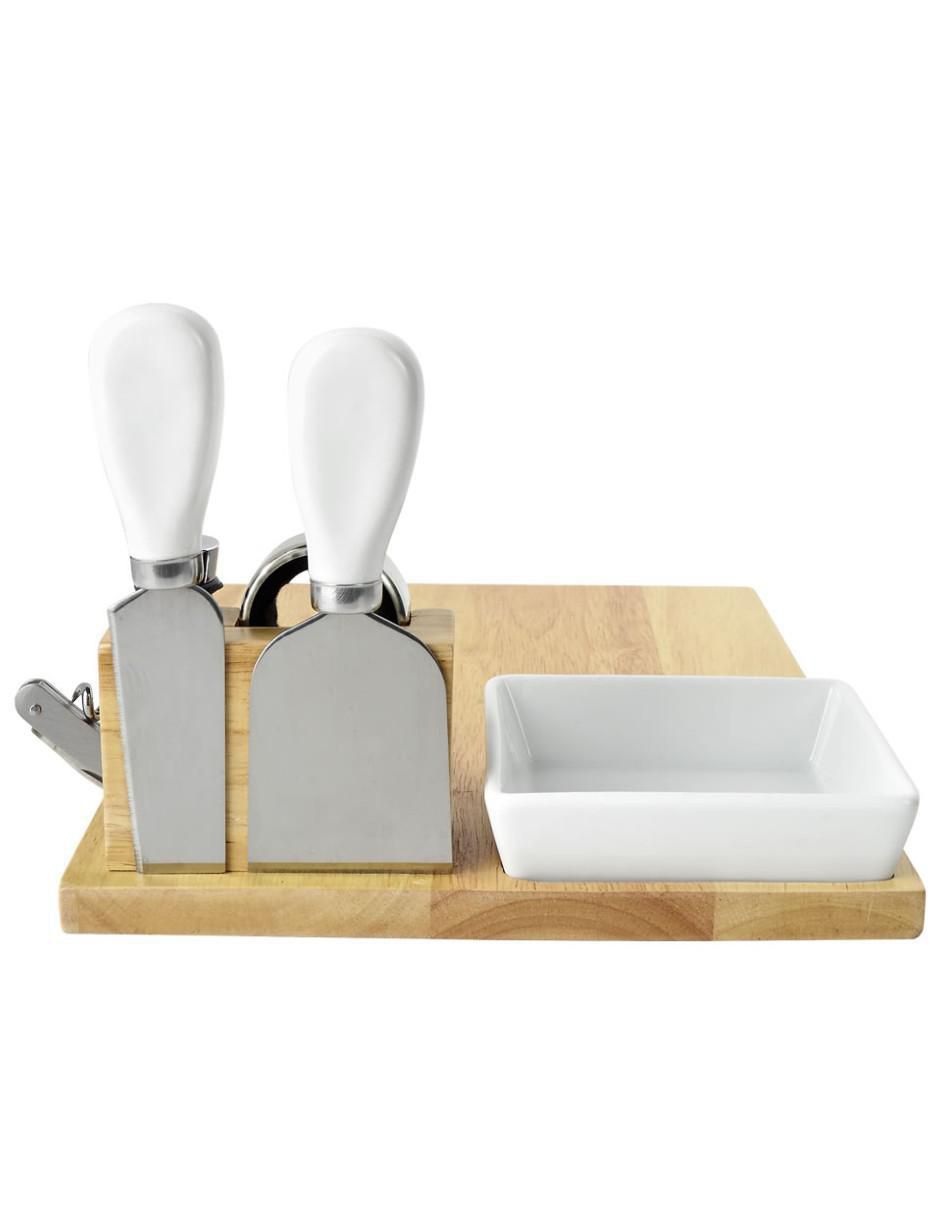 Set tabla para queso de madera 2