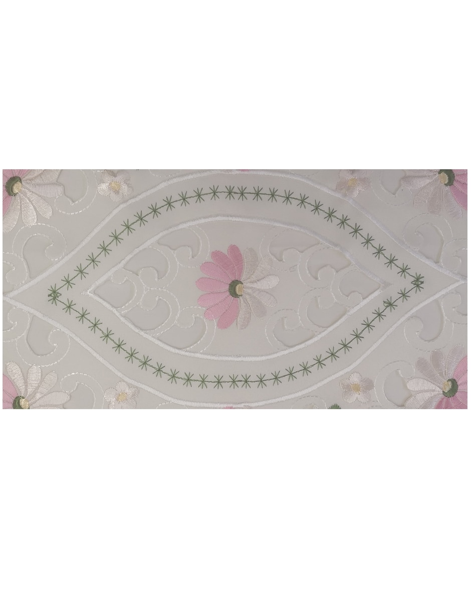 Mantel individual rectangular de poliéster Felicia 2