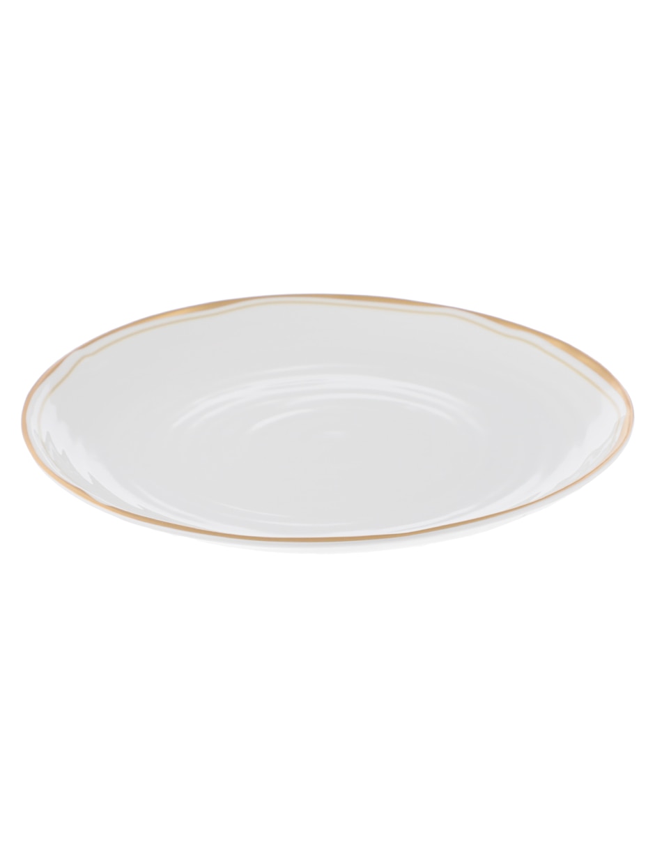 Plato trinche Albatre de porcelana