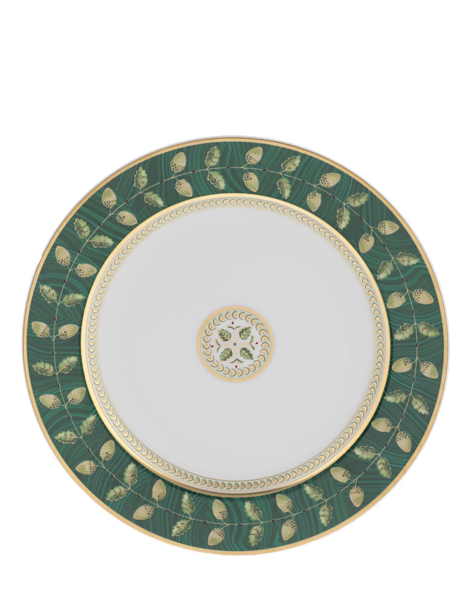 Ensaladera Constance Malachit de porcelana 2