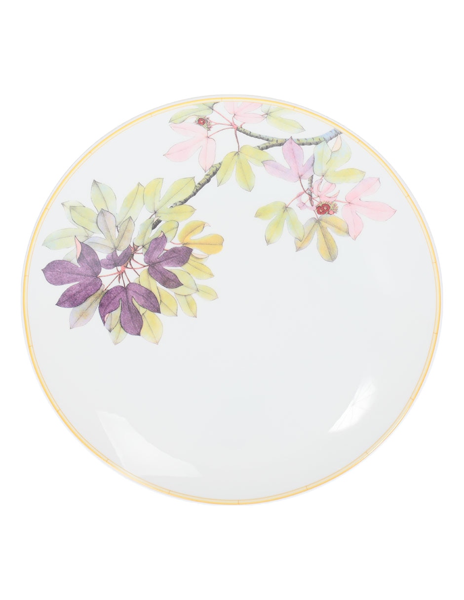 Plato ensalada Jardin Indien de porcelana 2