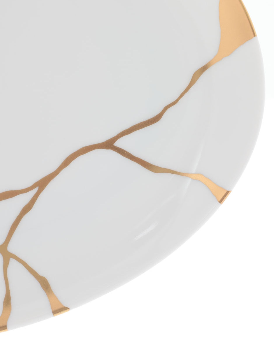 Platón Kintsugi de porcelana 3