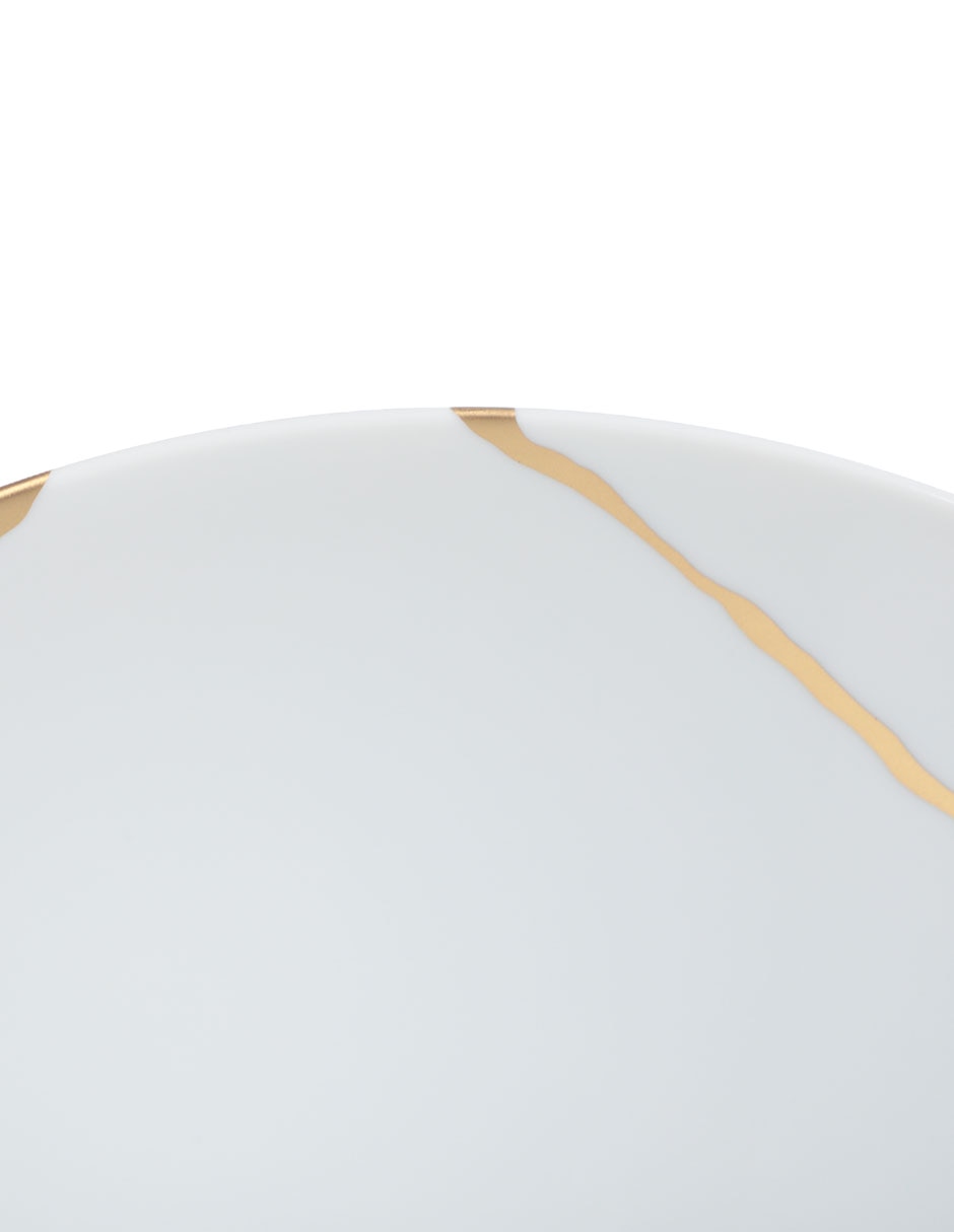 Ensaladera Kintsugi de porcelana 4