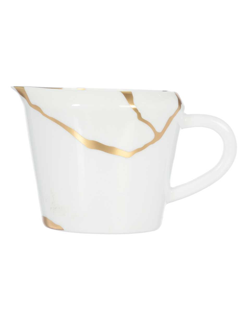 Cremera Kintsugi de porcelana Cremera Kintsugi de porcelana