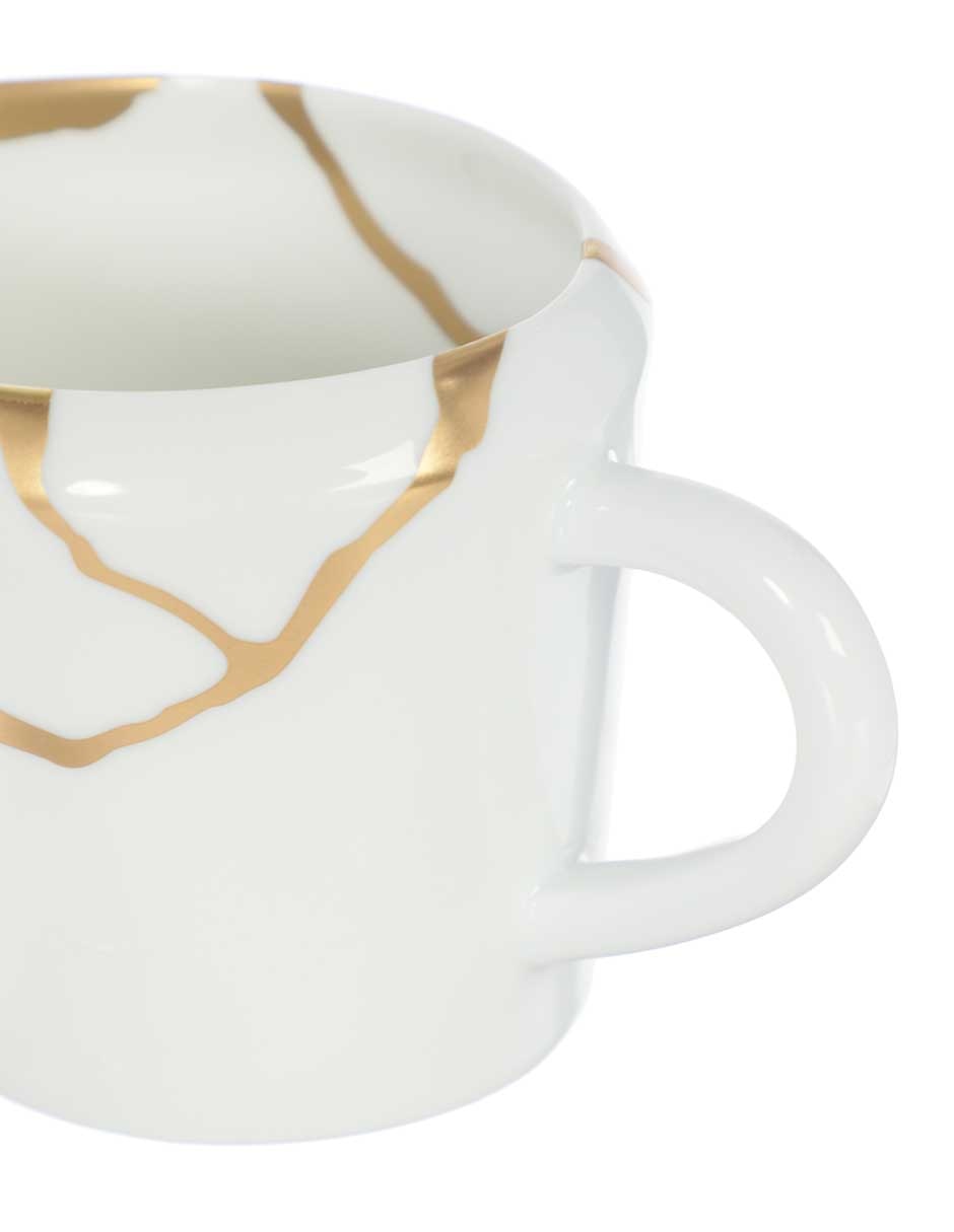 Cremera Kintsugi de porcelana 4