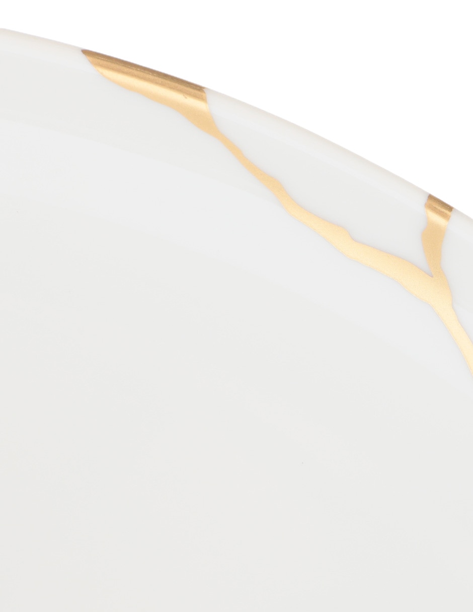 Platón Kintsugi de porcelana 3